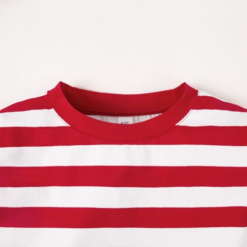 Image of Magic Park 6M-14Y Baby Short Long Sleeve Tee Tops Toddler T-Shirt Kids Solid Color Shirts Boys Girls Casual Blouse