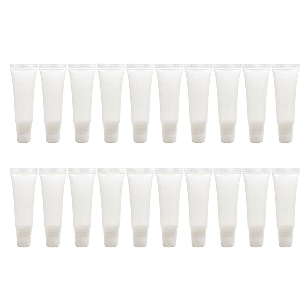 MYADDICTION 20pcs Empty Plastic Tubes Lip Gloss Balm Cosmetic Cream Containers 15ml-image-20