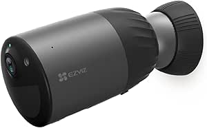 EZVIZ BC1C 4MP Wireless Outdoor WiFi Surveillance Camera, 270j Battery Life, 10400mAh Rechargeable Battery, Person Detection, Colour Night Vision, Two-Way Audio, 32GB eMMC, IP66 asin的图片