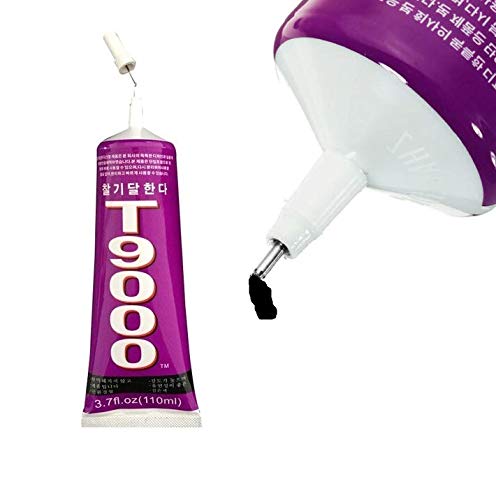 Ekon T9000 Multipurpose Black Adhesive Glue Sealant Black Waterproof Glue for DIY, Fabric, Screen Repair, Mobile Phone, Jewelry, Resin Crafts, Art and Craft, etc. - Black