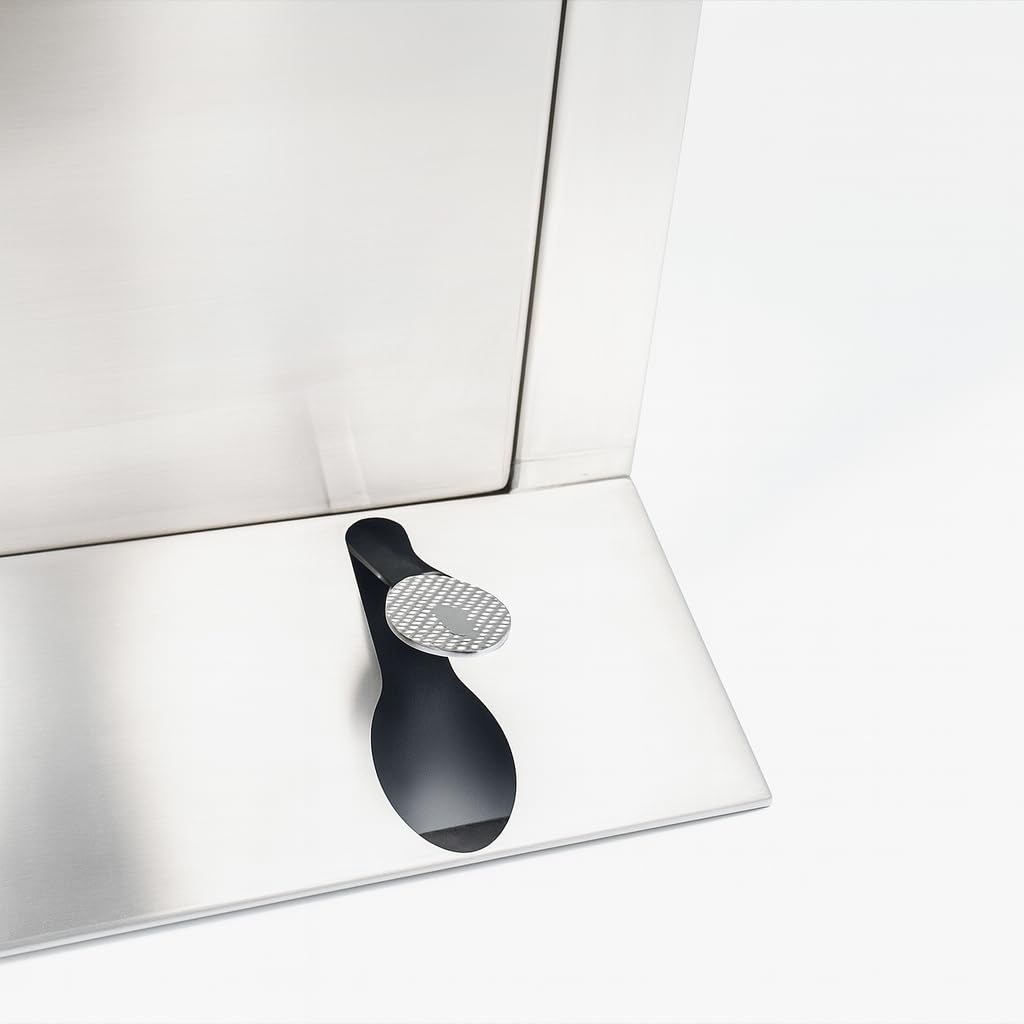 Lave-Mains Professionnel avec Cuve Inox – Station de Lavage Complète avec Commande au Pied, Distributeur de Savon, Distributeur de Papier et Poubelle Intégrée