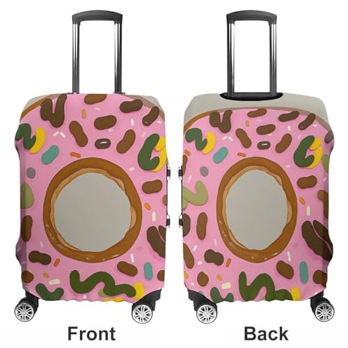 Donut Luggage Cover, Washable Elastic Suitcase Cover Protector Fit 18-32 Inch Luggage3
