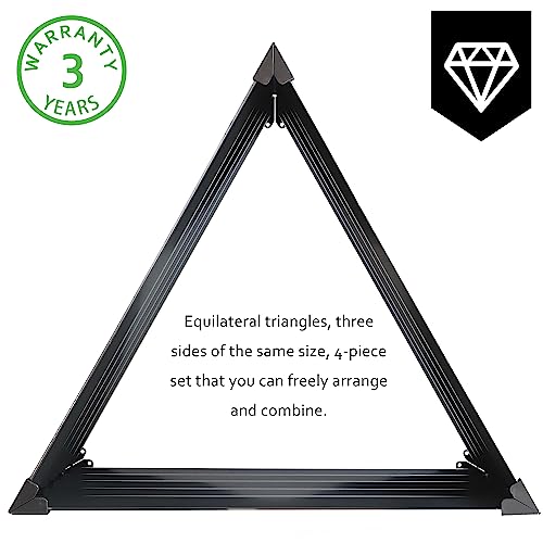 Oazalda (4 Pack Triangle Shape Planter Raised Garden Bed 31X31X17Inchs 0.42Mm Aluminized Zinc Raised Garden Bed Small Raised Garden Bed For Vegetables,Flowers,Herbs,Plant Planter Box #TOP3