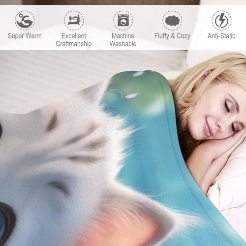 Couverture peluche lavable machine chat plaid chaud et confortable - 4