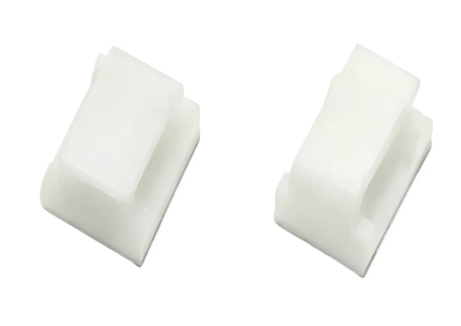 Dpnentv White-16X6mm 10Pcs Stick-On Wire Management Clamps Self-Adhesive Cord Fix Clips For Home