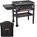 Blackstone 28 Inch Original Omnivore 2365, 2 Burner Griddle Outdoor Flat Top Grill with 5467 Patio Series Griddle Cover
