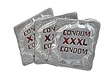 Mens XXXL Condom Belt Buckle Funny Adult Humor Belt Buckle Fits Belts Up to 1.5 Inches Wide