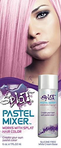 Splat | Pastel Mixer Kit | White Cream Base 6 oz. | Semi-Permanent Hair Dye | Vegan and Cruelty-Free image 2