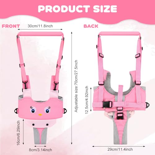 Image of SNOWIE SOFT Baby Walking Support Harness for Toddlers, Adjustable Infant Walking Training Helper with Padded Chest & Shoulder Straps, Anti-Fall Walking Assistant Harness for 8-24 Months Baby