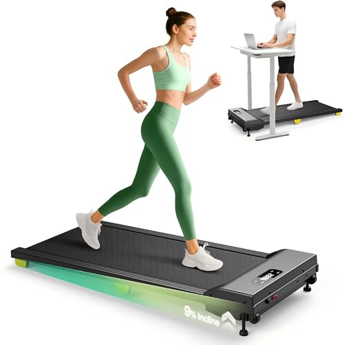 UREVO Tapis Roulant Elettrico con Inclinazione 9% & Smorzamento a 6...
