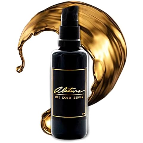 Alitura Gold Serum for Face – Face Serum for Women & Men to Reduce Fine Lines and Wrinkles – Anti Aging Serum for Radiant-Looking Skin – Vitamin A & Marine Collagen Facial Serum (50 ml) Cover
