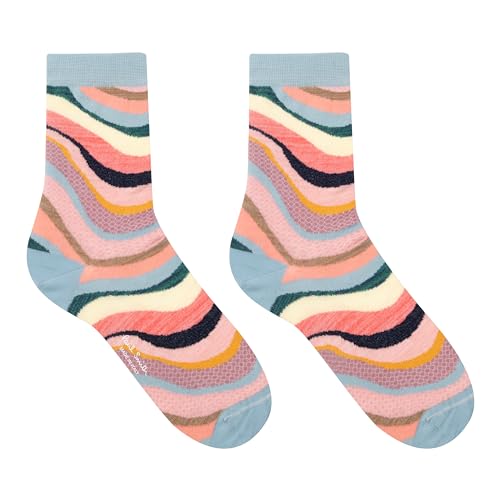 PS Paul Smith Women's Goldie Swirl Socks, Turquoise, One Size2