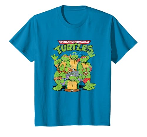 Photo de Teenage Mutant Ninja Turtles Classic Retro Logo T-Shirt