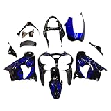 Artudatech Kit de Carénage de Capot Motocyclette avec Revêtement de Carrosserie Customizable Logo Patten pour Kawasaki ZX9R 2000-2001#106