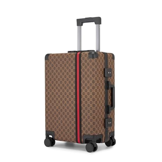 VH&GRED Stylish Leather Travel Suitcase