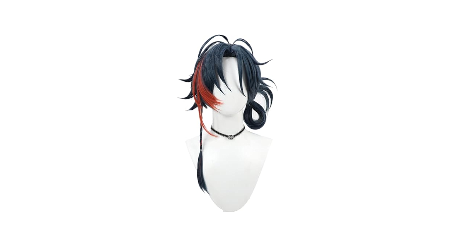 魁星 コスプレ ウィッグのみ Amazon.co.jp: コスプレウィッグ 魁星 かいせい ネイビー レッド