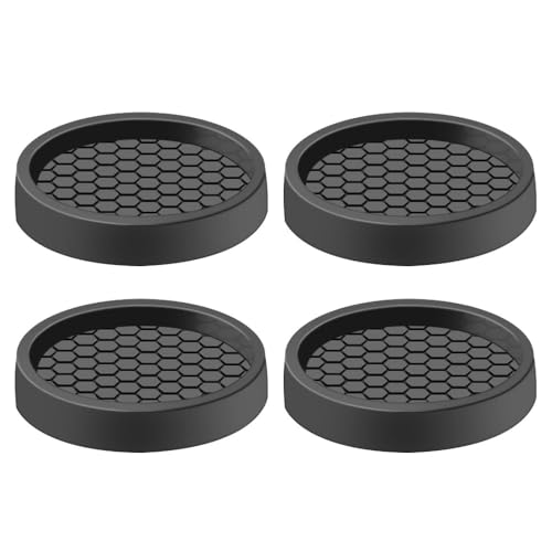 4 Stück Gummi Möbeluntersetzer,5cm Füße Protector Pad,Antirutsch Pads für Möbelrollen,rutschfeste Greifer-Möbelfüße, Rutschsichere Möbeluntersetzer, Bodenbeinschutz, Tisch- und Stuhlstopper