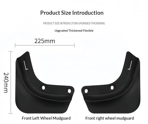Guardabarros de coche para Tesla Model Y 2025: protector contra salpicaduras de rueda 5