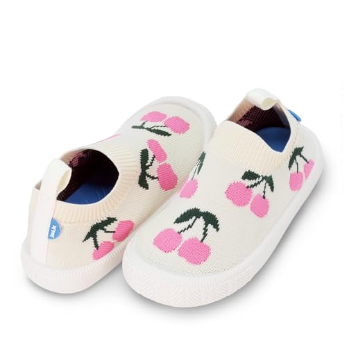 Image of JAN & JUL Slip-on Knit Shoes, Machine Washable and Lightweight Sneakers for Toddler Boys and Girls