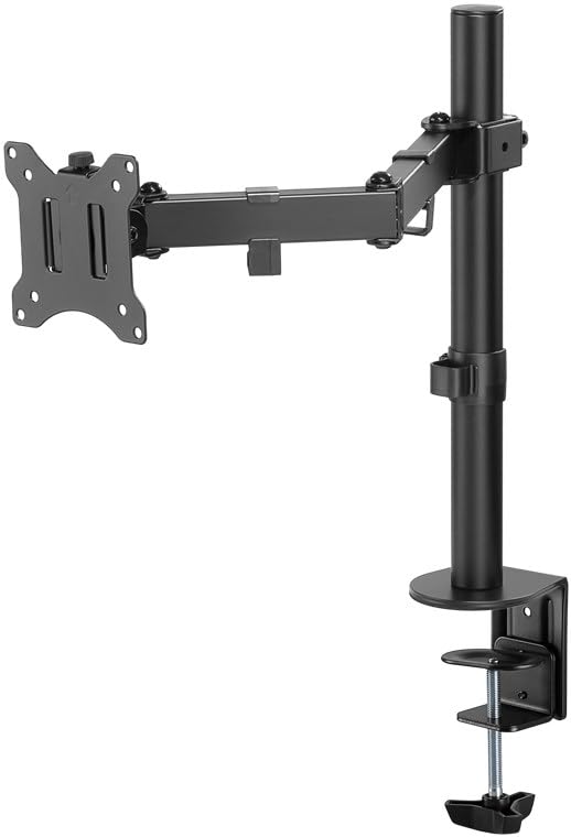 goobay Monitor Desk Mount 17-32 Inch Ergonomic VESA Compatible Up to 8 kg Cable Management - 58528, black, 17"-32" - Image 2
