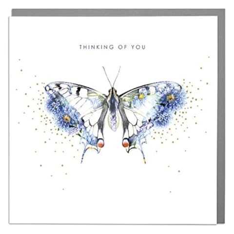 Thinking of You Butterfly Sympathy Card Cover