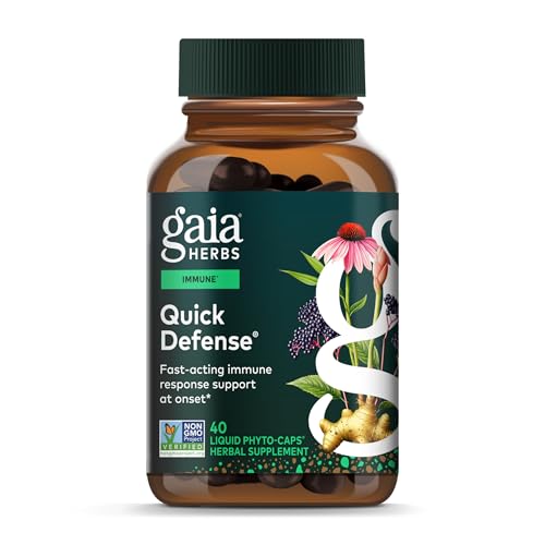 Gaia Herbs Quick Defense - Fast-Acting Immune Support Supplement* -