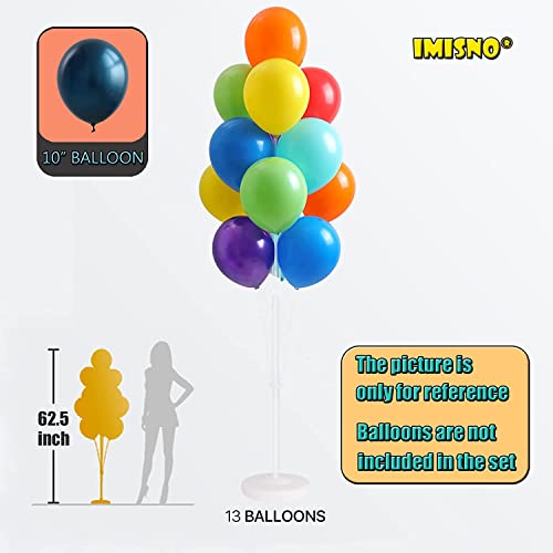 Image of Balloon Column Kit for Floor-Balloon Columns with Stand, Base and Pole,Balloon Tower Backdrop Decoration for Wedding, Baby Shower, Birthday Party, or Bachelorette Parties (WHITE)