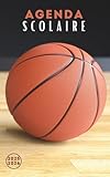  Agenda Scolaire 2025 2026: Planificateur journalier 1 Jour Par Page Pour fille et garcon - De Septembre 25 à Juillet 26 - Fourniture scolaire cm1 cm2 lycée colege etudiant - Couverture Basket