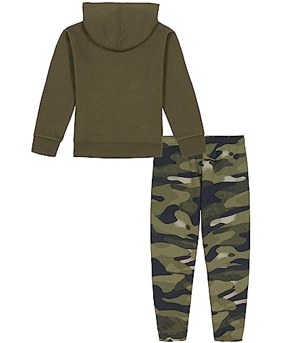 Image of Under Armour Boys' 2-Piece Hoodie Set, Pullover Sweatshirt and Fleece Pants