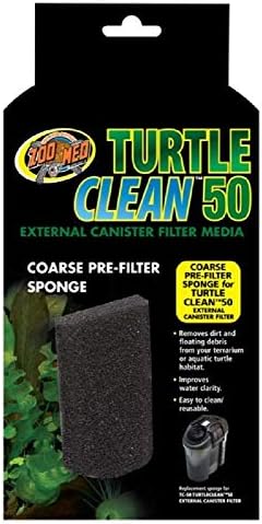 Amazon.com : Zoo Med Turtle Clean 50 Coarse Pre-Filter Sponge ...