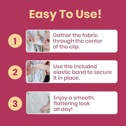 Image of Cinch Clips for Women Clothing, Adjustable for Dresses, Blouses & Tops, Versatile Concealed Design, Comfortable Fit, Fashionable & Easy to Wear