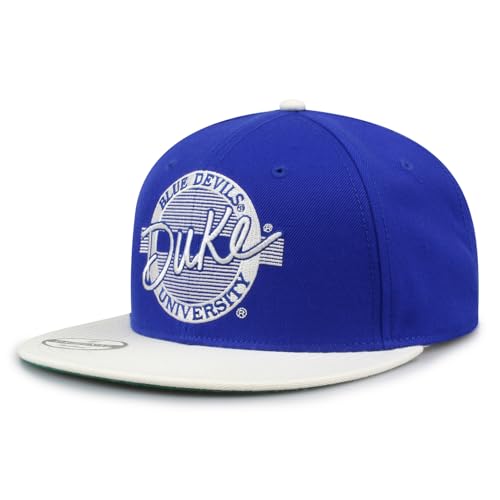 The Game NCAA Licensed Duke Blue Devils Flat Brim Snapback Hat miniatura 2