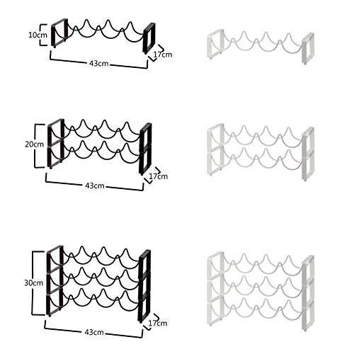 Soporte Modular para Botellas de Vino de 2 Niveles miniatura 2