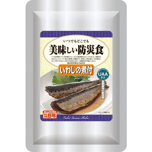 Amazon.co.jp: 美味しい防災食 いわしの煮付 150g×50個 : 産業・研究
