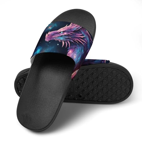 Dragon Galaxy House Sandals Non-Slip Bathroom Slippers Beach Summer Shoes for Men Women4