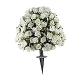 【Polyvalentes】Ces rosiers artificiels sont parfaits pour embellir les entrées, les balcons, les terrasses, les salons, ou comme cadeaux de pendaison de crémaillère attentionnés.