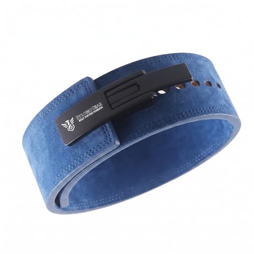 Image of 13MM CARBON FIBRE Weightlifting Lever Belt for Man and Women, Crafetd from Heavy Duty Genuine Leather with Heavy Duty Buckle, Professional Weight Lifting Belt