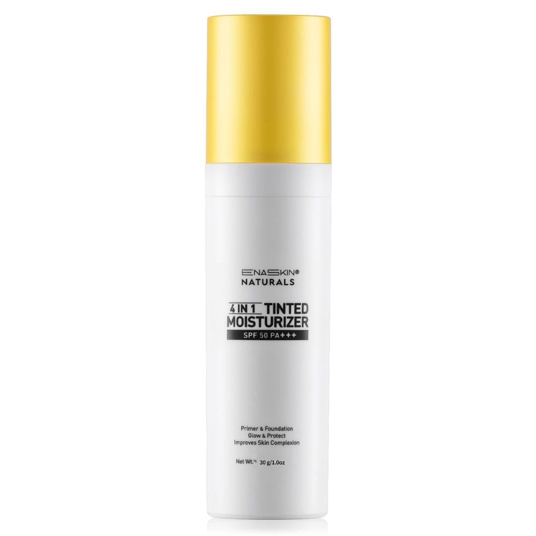 Tinted Moisturizer Cream for Face Enaskin Naturals Universal BB Cream with Light Sheer Coverage Oil-free Tint Facial Moisturizer