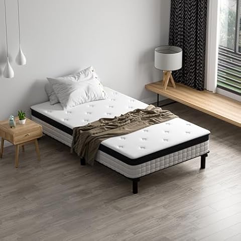 DEWINNER Matelas 90x190 avec Sommier Cover