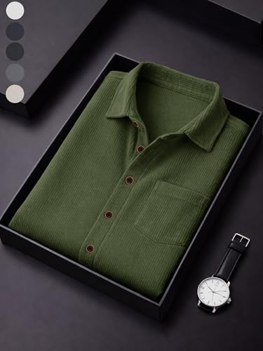 Image of Noble Monk Men's Polyester Regular Fit Solid Casual Shirt |Half Sleeve | |Stylish Shirt