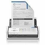 Brother ADS1800W | Scanner compatto e portatile A4 | 30 ppm/min | ADF 20 fogli | Alimentazione da PC tramite USB-C | Touchscreen 7,1 cm | WiFi