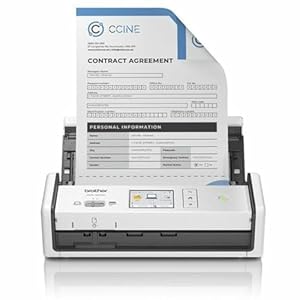 Brother ADS-1800W – Kompakter und tragbarer Dokumentenscanner mit WLAN