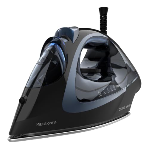 Cecotec Plancha de Ropa IronHero H-2600. Potencia de 2600 W, Vapor Continuo de 60 g/min, Golpe de Vapor de 210 g/min, Suela Cerámica, Depósito de 300 ml, Antical, Antigoteo, Smart Auto Off