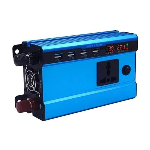 Onduleur 3000W 12V avec affichage LED et chargeur 4USB pour auto