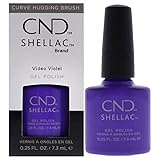 CND Shellac Gel Nail Polish, Long-lasting NailPaint Color with Curve-hugging Brush, Lilac/Purple Polish, 0.25 fl oz