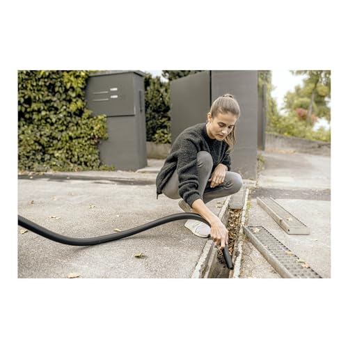 Kärcher Nass-/Trockensauger WD 2 Plus V-12/4/18/C, inkl. Patronenfilter, Vliesfilterbeutel, 1.000 W, Kunststoffbehälter: 12 l, Saugschlauch: 1,8 m, Blasfunktion, Boden- und Fugendüse, Schwarz, Gelb – Bild 3