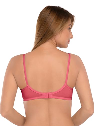Image of DAISY DEE Women's Girls Cotton Non-Padded Wirefree Seamless Full Coverage Comfortfit Everyday Use T-Shirt Bra - NDSZN