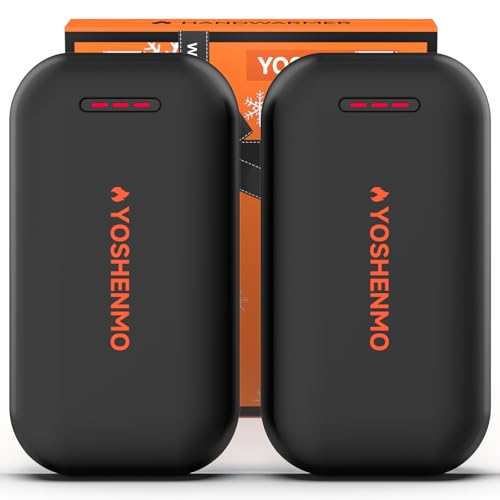 Hand Warmers Rechargeable, Electric Hand Warmer Reusable, AI Smart Chips 20Hrs Long Safe Heat,Gifts for Christmas Outdoor/Indoor/Golf/Camping/Hunting/Pain Relief (2 Packs)