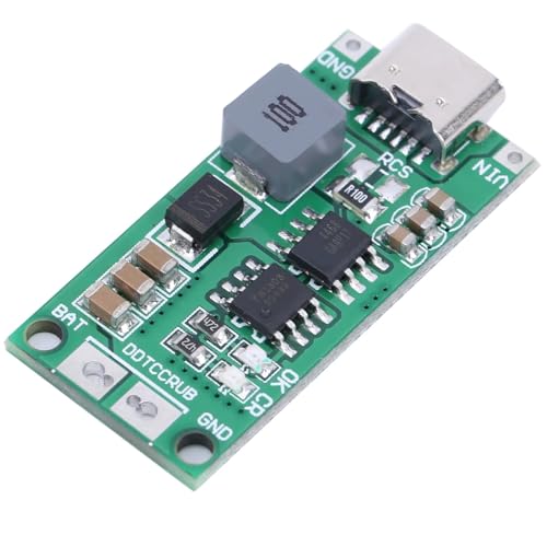 UGGOVXWZH DC 3-6 V Step-Up-Boost-Li-Ionen-Batterielademodul Kunststoff-Batterieladeplatine DDTCCRUB 3S-1A Batterieladeplatine