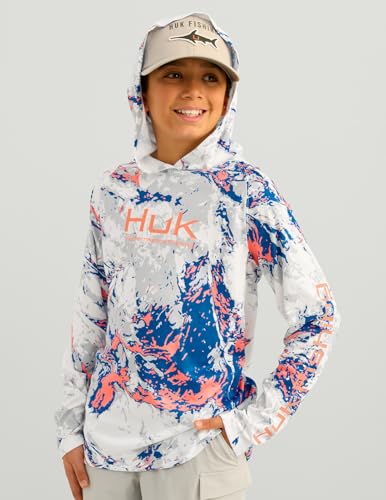 HUK Kids Mossy Oak Printed Pursuit Hoodie2